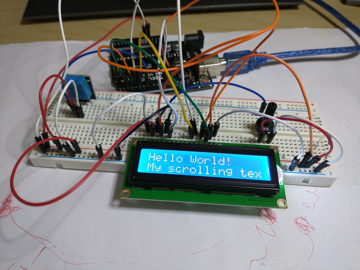 LCD Temperature Display- Arduino Workshop 
