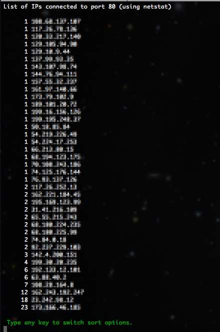 IP-Netstat-list