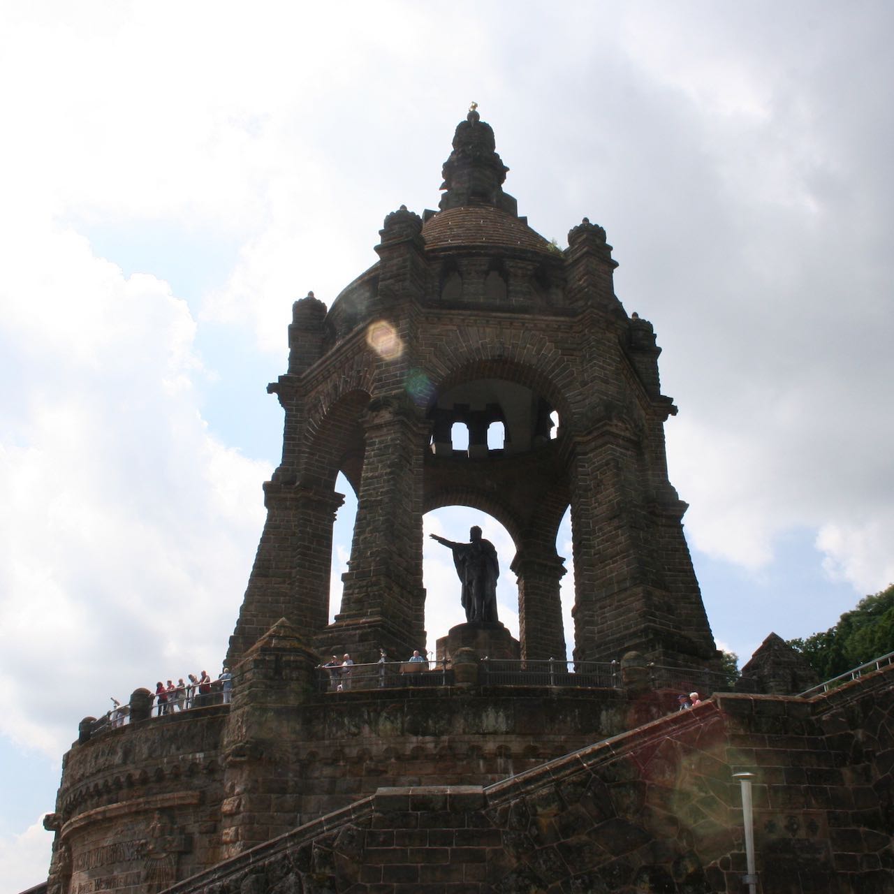 Statue of William Frederick Louis, King of Prussia in Porta Westfalica.