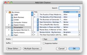 Zotero Adding a Citation