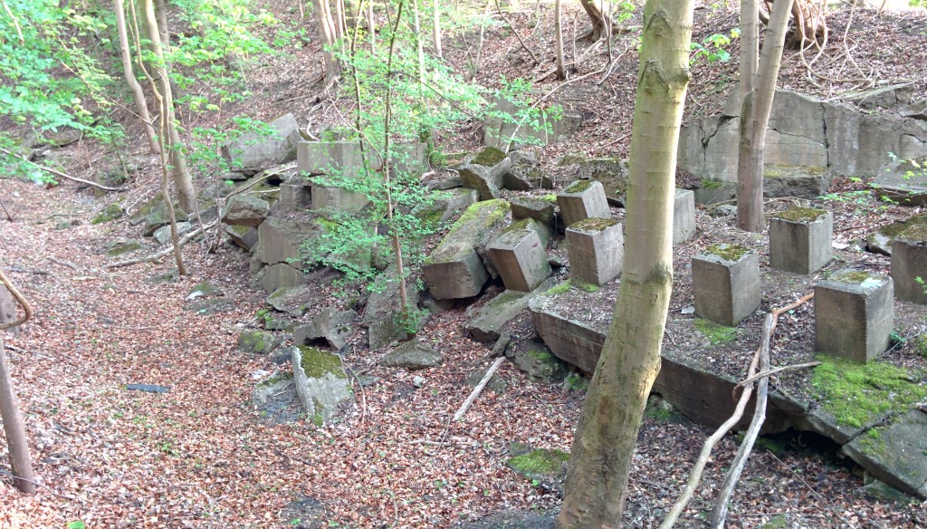 pillars on bremsberg