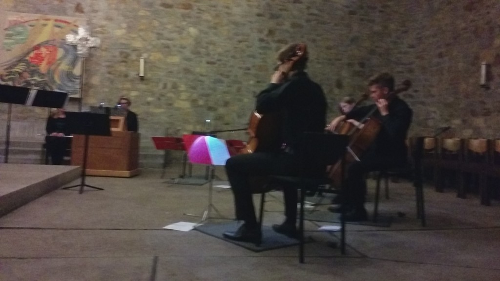 Concert at local Catholic Church. (52.240934, 8.922179) 