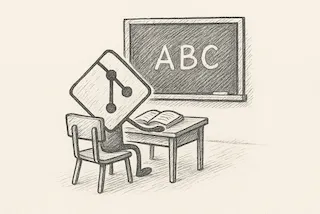 the git logo learning the abc